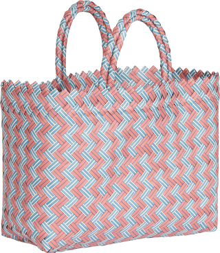 Large Woven Bag – Blue/Red - Bag