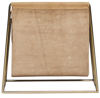 Brooke Magazine Holder – Coffee Leather - Accents