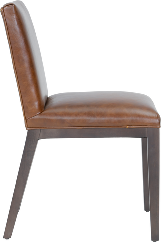Ventura Leather Dining Chair – Laguna Bourbon - Dining Chair
