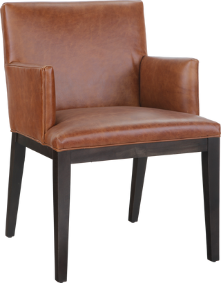 Ventura Leather Armchair – Laguna Cognac - Dining Chair