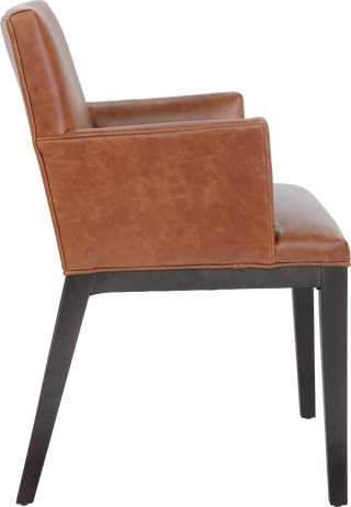 Ventura Leather Armchair – Laguna Cognac - Dining Chair