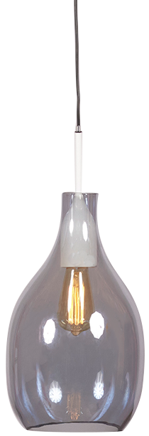 Smoked Glass Pendant - Pendant