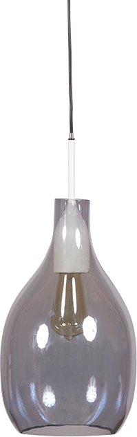 Smoked Glass Pendant - Pendant