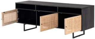 Misa Media Console – Black Wash - Media Unit