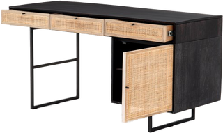 Misa Desk – Black Wash - Desk