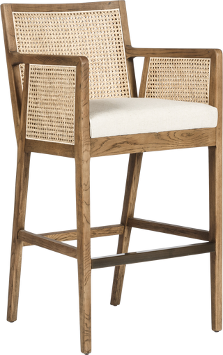 Saban Cane Bar Stool – Natural - Bar Stool