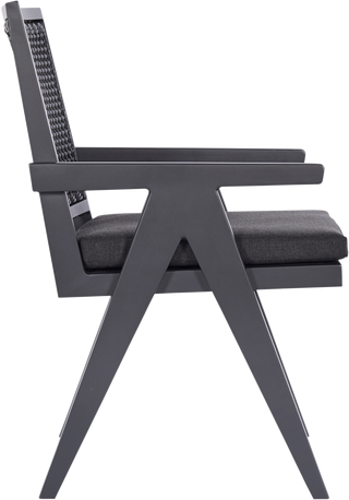 St Vincent Outdoor Dining Chair – Charcoal - Outdoor Chair