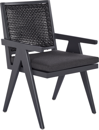 St Vincent Outdoor Dining Chair – Charcoal - Outdoor Chair