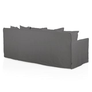 Avery 3-Seater Sofa – Linen Platinum - Sofa