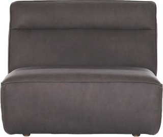 Alvaro Modular Sofa – 1 Seater Armless – Graphite - Modular Sofa