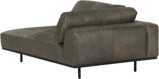 Mateo Modular Pewter Sofa – LAF Chaise - Modular Sofa
