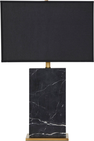 Ostin Table Lamp – Black Marble - Table Lamp