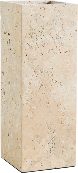 Reid Travertine Vase – Tall - Vase