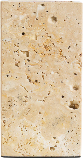Reid Travertine Vase – Short - Vase
