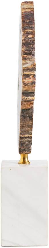 Eton Fossiled Timber Statue – Tall - Decor