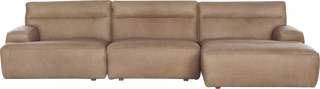 Alvaro Modular 3 Piece Sofa – RAF Chaise – Taupe - Modular Sofa