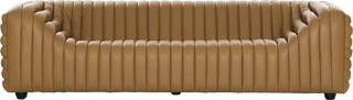 Omega Sofa – Toffee Leather - Sofa