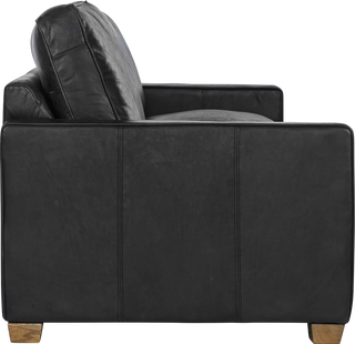 Emerson Leather Sofa – Ebony - Sofa