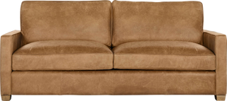 The Emerson Leather Sofa – Sand - Sofa