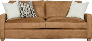 The Emerson Leather Sofa – Sand - Sofa