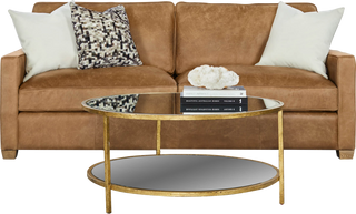 The Emerson Leather Sofa – Sand - Sofa