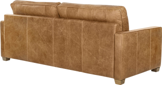 The Emerson Leather Sofa – Sand - Sofa