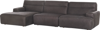 Alvaro Modular 3 Piece Sofa – LAF Chaise – Graphite - Modular Sofa
