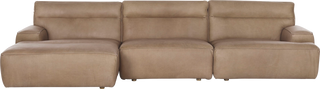 Alvaro Modular 3 Piece Sofa – LAF Chaise – Taupe - Modular Sofa