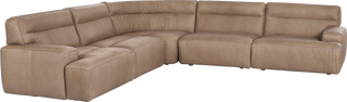 Alvaro Modular 4 Piece Sofa – LAF Chaise – Taupe - Modular Sofa